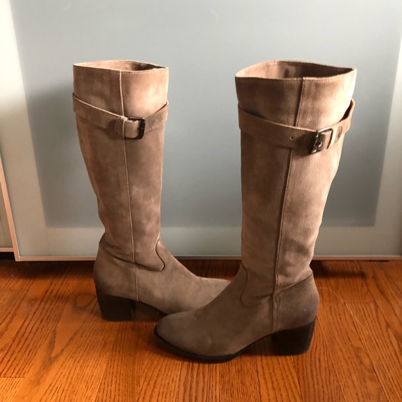 Vero Cuoio Light Tan/Greyish Suede Boots. - Picture 7 of 13